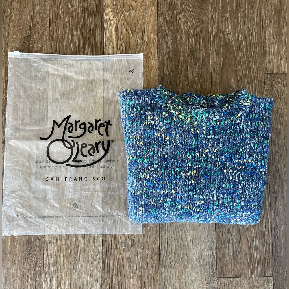 Margaret O'Leary Multicolor Speckled Knit Pullover